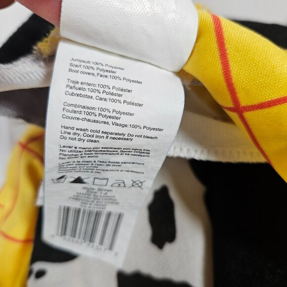 Toy Story Disney Woody Halloween Costume Boy's Size 7-8 Jumpsuit - Picture 6 of 7